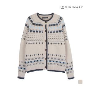 [미니마리] 자카드모먼트가디건 (MMA3CD25)