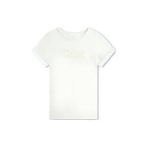 끌로에 C20110 117 로고 아동 반팔티