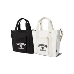 라이프워크토트백 CQK LW235BG413 아치로고 캔버스 2WAY 토트백