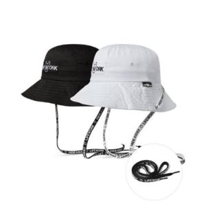 라이프워크모자 CQK LW235CP412 박스로고 자수 스트링 버킷햇