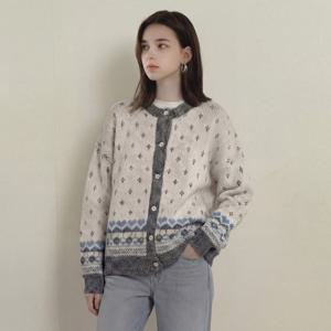 [미니마리] 블링패턴배색가디건 (MMA4CD17)