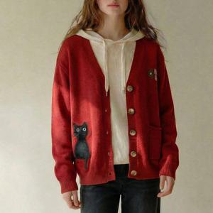 [미니마리] 캣츠포켓브이가디건 (MMA4CD11)