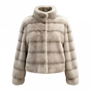 [페이지플린]하이넥 페이크 퍼 자켓 F5DFU502