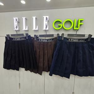 [엘르골프]여성 간절기 단 차이 플리츠 스커트6J61851_DJ