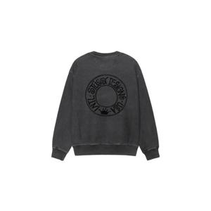 Stussy스투시 부아나 피그먼트 다이드 크루 블랙 1915052T