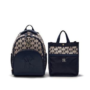 MLB키즈백팩 NQK 7ABKMD55N-50NYD 클래식 모노그램 DTP 책가방 세트 뉴욕양키스