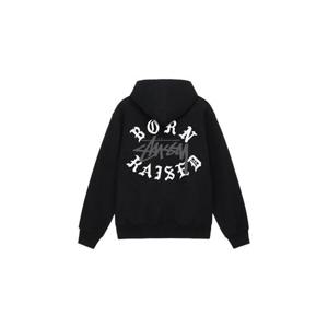 Stussy스투시 x 본앤레이즈드 로고 후드 집업 블랙 3973855