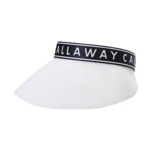 캘러웨이골프썬캡 LQS CWAC25M405_WH [여성] 와이드 라피아 바이저