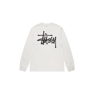 Stussy스투시 베이직 스투시 피그먼트 다이드 롱슬리브 티셔츠 내츄럴 2023 1994879H