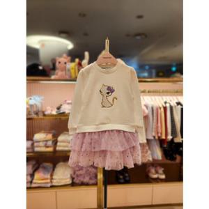 프렌치캣5 아이보리와플캉캉원피스 (Q61DDO320)