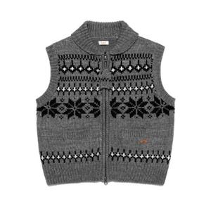 M 리조끼 CQK LE2504KT67GR 우먼 코위찬 니트 베스트 그레이