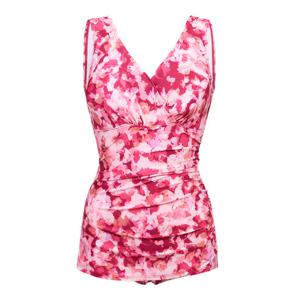 [레노마수영복]여성 플라워 아쿠아로우컷  U백 스파 수영복LS2G886