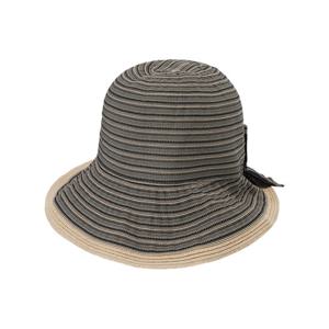 크로커다일레이디 라탄 스트라이프 오픈햇_CLEMH1107