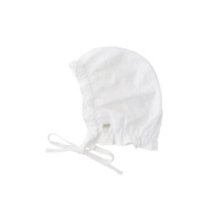 M밍크뮤D 26SS (WH)퓨어아일렛모자 보넷 신생아백일돌 (3617001009)