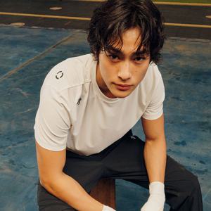 [데상트공식] [홍태준 착용] 러닝 소프트 폴리 반팔 티셔츠 SR223RTS43