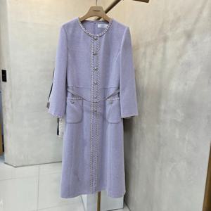 [크레송]화사  밸티드  트위드  원피스  NBCMOA02DG