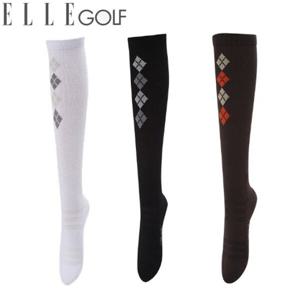 [엘르골프]아가일 패턴 파일 니삭스(38cm) 6J68303_DJ