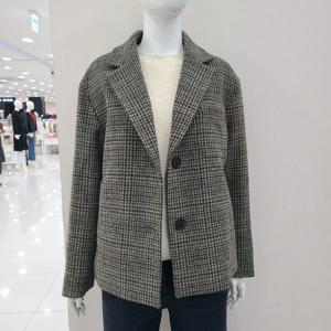 [크레송]투버튼 체크모직자켓  NWCPJP50_US