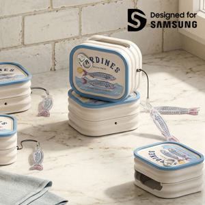 삼성정품 갤럭시 버즈4 버즈4 프로 케이스 정어리 통조림 스타일 보호 커버 GP-FPR640 N