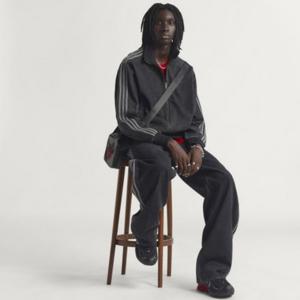 아디다스져지 UQA KD1516 아디컬러 데님 파이어버드 트랙 탑