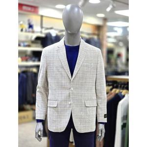 런던포그 세이브존04 린넨 혼방 글린체크 베이지자켓 LPSaJA736[22]