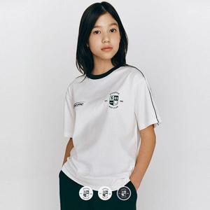 [지오다노 주니어]03095522 코튼 저지 크루넥 프린트 반팔 티셔츠