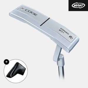 예스 코드7 포지드 01 퍼터 남여공용 실버 블레이드 TOUR GRIP