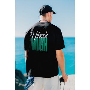 [25SS] [코오롱스포츠] 남녀공용 그래픽 반팔 티셔츠 JWTCM25841BLK