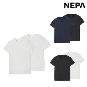 네파 7MG5300 공용 여름 반팔 라운드 티셔츠 데일리 티셔츠 투팩