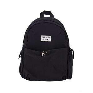 [폴더 하이라이트] 미니 리본 포켓 백팩 블랙 / FLMMGA1B08