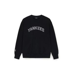 MLB긴팔티 PQJ 3AMTM0551-50BKS 데님라이크 모노그램 레터링 빅럭스 맨투맨 뉴욕양키스