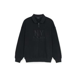 MLB긴팔티 PQJ 3AMTB0351-50BKS 베이직 쿠퍼스로고 메가오버핏 반집업 맨투맨 뉴욕양키스