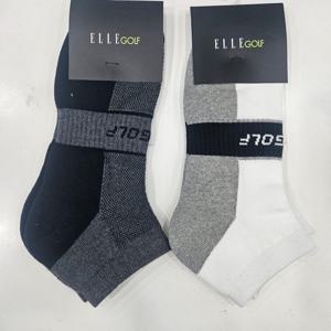 [엘르골프]남성 단목 발등 메쉬 파일 양말6K18301