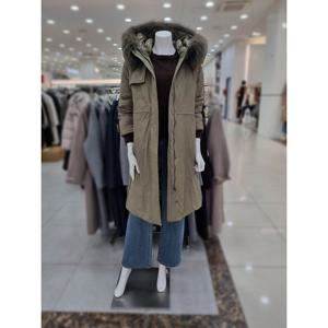 [더아이잗]폭스퍼 거위털 야상패딩 IPCPD111970