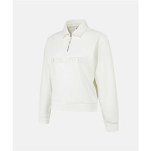 데상트 우먼스 반집업 니트 맨투맨 크림(SQ122PHT21) SQ122PHT21_CRM0 360730