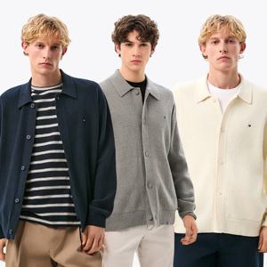 [공식][타미힐피거] 텍스처드 폴로 가디건 3종 택1 (T12G0KCD030MT2)