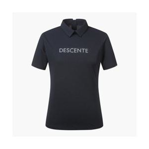 데상트 GOLF [CRYSTAL COLLECTION] 여성 로고 반팔 티셔츠 (DP21WFTS4A) DP21WFTS4A_BLKG 360935
