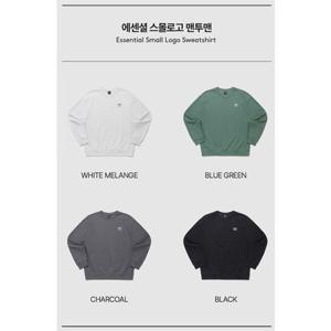 엄브로 [] 남녀공용 에센셜 스몰로고 맨투맨 티셔츠 UQ123CFS19 372810