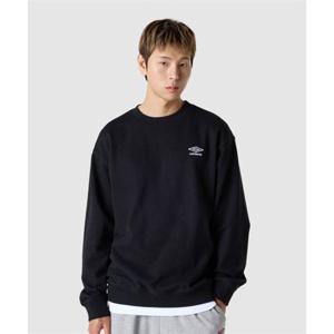 엄브로 UMBRO 에센셜 스몰로고 맨투맨 블랙(UQ323CFS93) UQ323CFS93_BLK0 372713