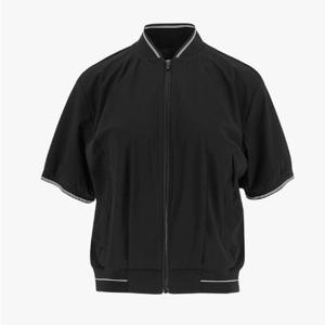 [엘르골프]여성 트리코트 반팔 점퍼 6L41391 블랙,라이트카키_CC