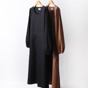 [강물처럼]빅사이즈사랑해요 F622L310 로지뒷리본코튼원피스 DL