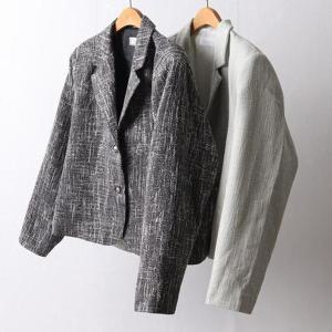 [강물처럼]빅사이즈사랑해요 F743L310 모던터닝트위드자켓 DL (1