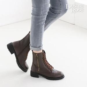 [디자이어로즈][디자이어로즈] 여성 캐주얼 소가죽 빅 앵클부츠