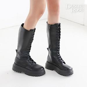 [디자이어로즈][디자이어로즈] 여성 롱 워커 레더 언더니 부츠 (