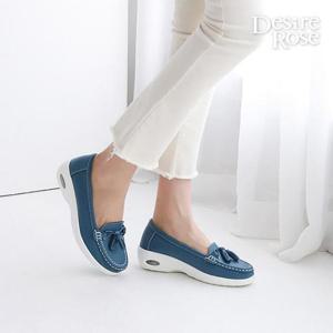 [디자이어로즈][디자이어로즈] 여성 태슬 캐주얼 천연레더 로퍼