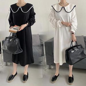 [강물처럼]위쉬몰 RA 동글카라랍바롱원피스(K755H308) 빅사이즈