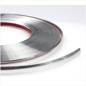 자동차크롬몰딩 고광택 메탈 라인 크롬몰딩 은선몰딩 D24 15M 15mm