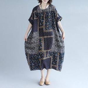 [강물처럼]빅사이즈사랑해요 J707L308 가든패턴항아리원피스 NT