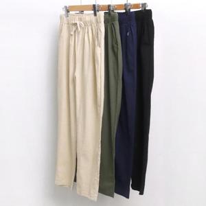 [강물처럼]빅사이즈사랑해요 5195L307 워싱스판린넨바지 CI (106