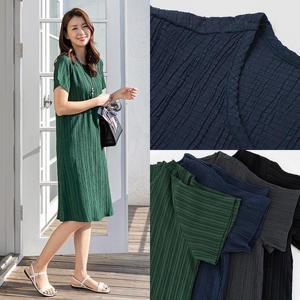 [강물처럼]위쉬몰 BZ 차르르인견플리츠원피스(J659H307) 빅사이